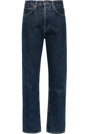 AGOLDE Femme, Jeans, Bleu, Taille: W25 Jean taille haute jambe droite