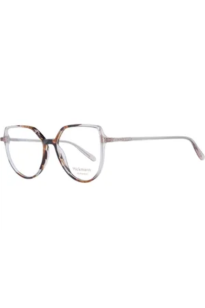 ANA HICKMANN Femme, Accessoires, Brun, Taille: ONE Size Montures Optiques Rondes Marron avec Verres de Démonstration