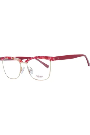 ANA HICKMANN Femme, Accessoires, Rouge, Taille: ONE Size Montures Optiques Rouges Rectangle Métal Plastique