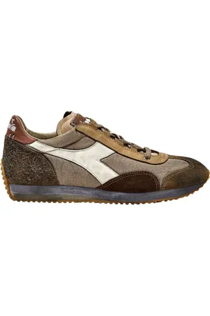 Diadora Homme, Chaussures, Multicolore, Taille: 44 EU Heritage Equipe Dirty Stone Wash Baskets
