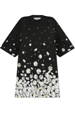 Moschino Femme, Robes, Noir, Taille: 38 FR Robe à motif floral