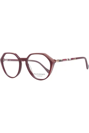 ANA HICKMANN Femme, Accessoires, Rouge, Taille: ONE Size Montures optiques en acétate rouge pour femmes