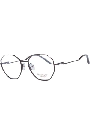ANA HICKMANN Femme, Accessoires, Noir, Taille: ONE Size Monture Optique Ronde en Métal Noir