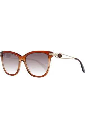 ANA HICKMANN Femme, Accessoires, Rouge, Taille: ONE Size Lunettes de Soleil Papillon Rouges avec Verres Dégradés
