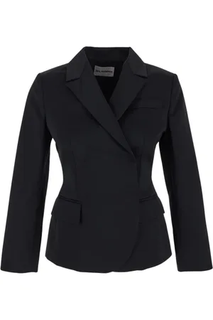 Des Phemmes Femme, Vestes, Noir, Taille: 36 FR Veste cintrée en polyester