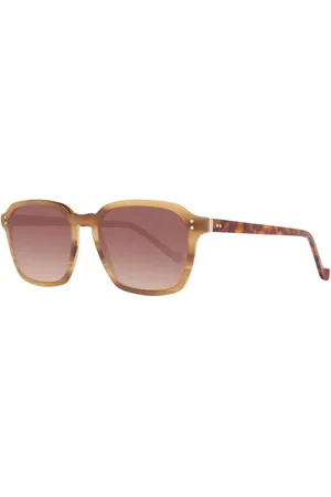 Hackett Homme, Accessoires, Brun, Taille: ONE Size Cadran Marron Lunettes de soleil en acétate