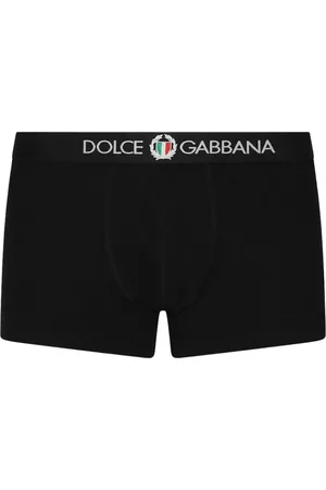Dolce & Gabbana Homme, Sous-vêtements, Noir, Taille: S Sous-vêtements en Coton avec Logo
