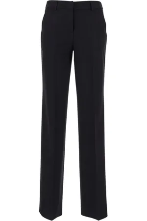 LARDINI Femme, Pantalons, Noir, Taille: 42 FR Pantalon Classique en Laine
