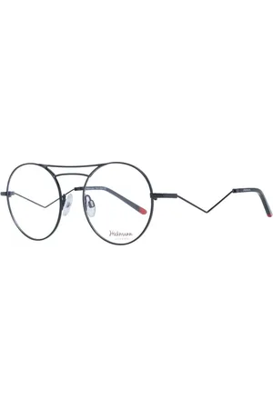 ANA HICKMANN Femme, Accessoires, Noir, Taille: ONE Size Monture Optique Aviateur en Métal Noir