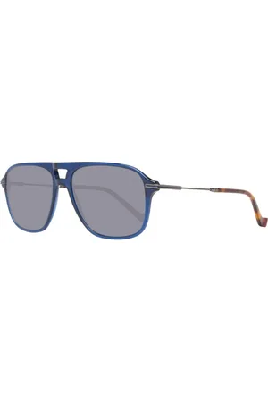 Hackett Homme, Accessoires, Bleu, Taille: ONE Size Chronographe Lunettes de Soleil Acétate Homme Cadran Bleu
