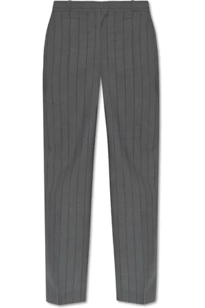 Moschino Femme, Pantalons, Gris, Taille: 34 FR Pantalon en laine