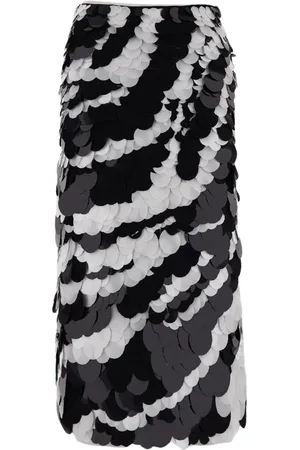 Des Phemmes Femme, Jupes, Multicolore, Taille: 40 FR Jupe Longuette en Nylon