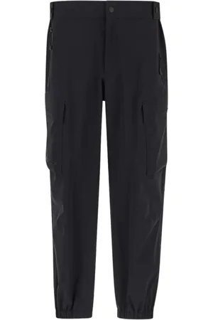 Moncler Homme, Pantalons, Noir, Taille: L Pantalon Cargo en Nylon