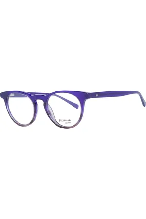 ANA HICKMANN Femme, Accessoires, Violet, Taille: ONE Size Montures Optiques Rondes en Acétate Violet pour Femmes