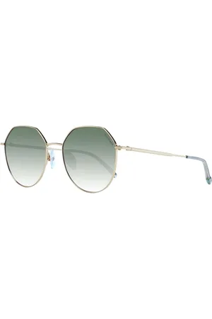 ANA HICKMANN Femme, Accessoires, Jaune, Taille: ONE Size Lunettes de soleil rondes à verres dégradés dorés