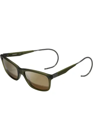 Chopard Homme, Accessoires, Vert, Taille: ONE Size Lunettes de soleil en acétate vert avec miroir marron