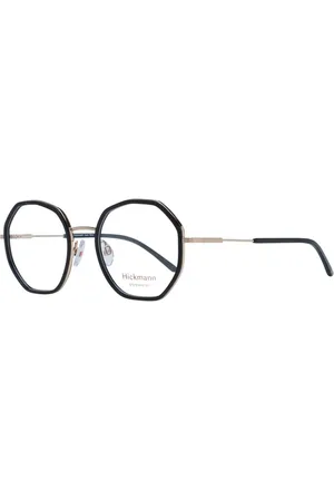 ANA HICKMANN Femme, Accessoires, Noir, Taille: ONE Size Montures optiques rondes noires avec verres de démonstration