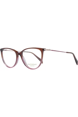 ANA HICKMANN Femme, Accessoires, Brun, Taille: ONE Size Montures Optiques Papillon en Acétate Marron