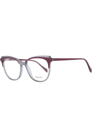 ANA HICKMANN Femme, Accessoires, Rouge, Taille: ONE Size Montures Optiques Papillon Rouges avec Charnière à Ressort