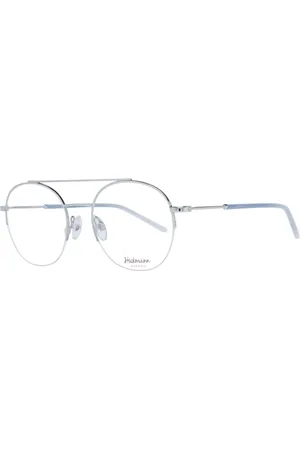 ANA HICKMANN Femme, Accessoires, Gris, Taille: ONE Size Monture Optique Aviateur Demi-Cerclée Argent