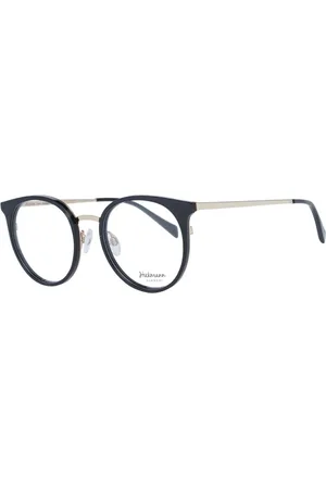ANA HICKMANN Femme, Accessoires, Noir, Taille: ONE Size Monture Optique Ronde en Métal Noir