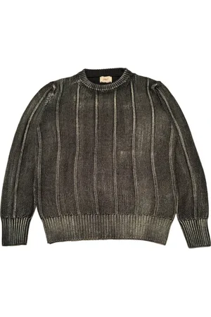 BOB der Bär Homme, Pulls, Noir, Taille: L Pull élégant en laine mérinos