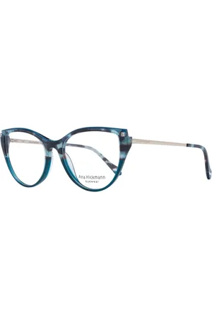 ANA HICKMANN Femme, Accessoires, Bleu, Taille: ONE Size Monture Optique Papillon en Acétate Bleu