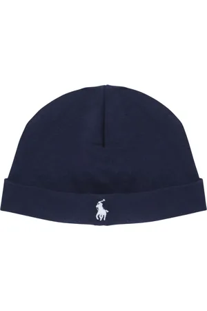Ralph Lauren Unisex, Accessoires, Bleu, Taille: ONE Size Bonnet Beanie Élégant