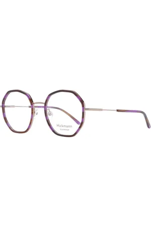 ANA HICKMANN Femme, Accessoires, Violet, Taille: ONE Size Montures optiques rondes violettes avec verres de démonstration