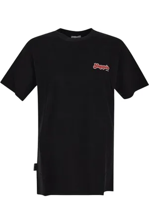 Family First Homme, Tops, Noir, Taille: S T-shirt Yuppies en coton