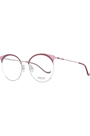 ANA HICKMANN Femme, Accessoires, Rouge, Taille: ONE Size Montures Optiques Demi-Cerclées Papillon Rouges