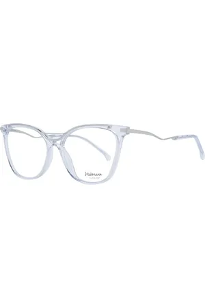 ANA HICKMANN Femme, Accessoires, Gris, Taille: ONE Size Monture Aviateur Optique Transparente avec Acétate