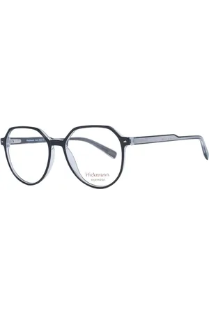 ANA HICKMANN Femme, Accessoires, Noir, Taille: ONE Size Monture Optique Acétate Ronde Noire Femme