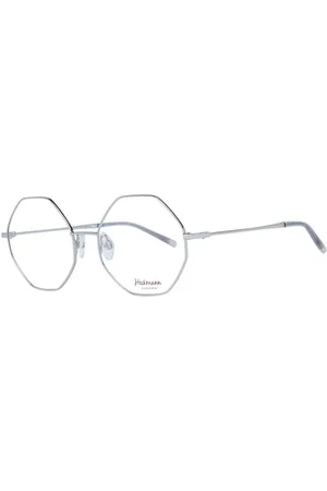 ANA HICKMANN Femme, Accessoires, Gris, Taille: ONE Size Monture Optique Carrée en Métal Argenté
