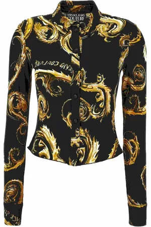 VERSACE Femme, Blouses et Chemises, Noir, Taille: 36 FR Chemises
