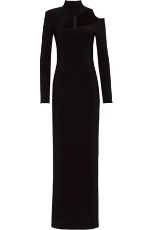 MVP Wardrobe Femme, Robes, Noir, Taille: 38 FR Robe Longue Prometea