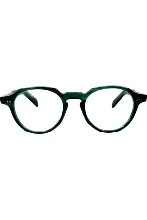 Cutler and Gross Unisex, Accessoires, Vert, Taille: ONE Size Lunettes de Soleil Rondes Rétro - Vert