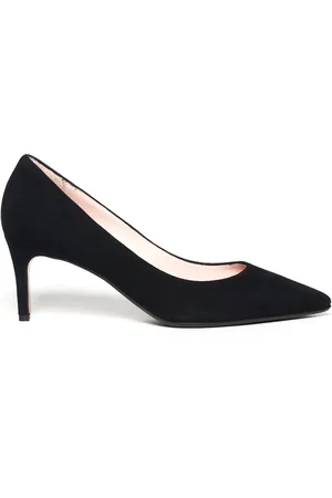 ANNA F. Femme, Chaussures, Noir, Taille: 36 EU Escarpins décolletés en daim noir