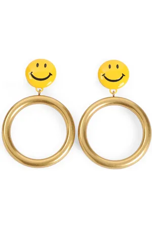 Moschino Femme, Accessoires, Jaune, Taille: ONE Size Boucles d