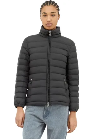 Moncler Femme, Vestes, Noir, Taille: 38 FR Doudoune Matelassée avec Col Montant