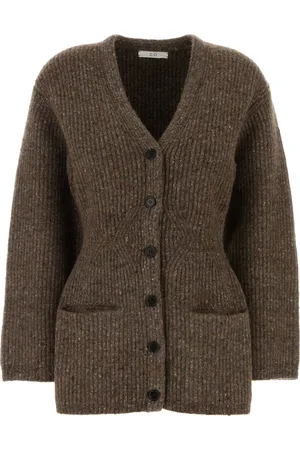 CO Femme, Pulls, Brun, Taille: 38 FR Cardigan Structuré