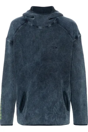 Diesel Homme, Sweatshirts et sweats à capuche, Bleu, Taille: S Collection de pulls élégants