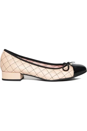 Pretty Ballerinas Femme, Chaussures, , Taille: 40 EU Ballerines en cuir nude et noir