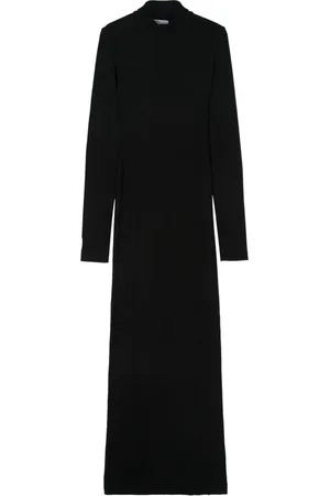 Cotton Citizen Femme, Robes, Noir, Taille: 42 FR Robe Maxi Col Roulé Noire