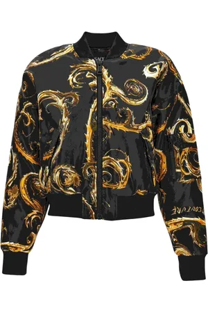 VERSACE Femme, Vestes, Noir, Taille: 42 FR Manteaux