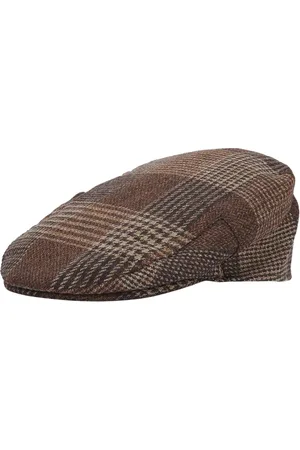 Barbour Homme, Accessoires, Brun, Taille: S Bonnet Tartan Hiver