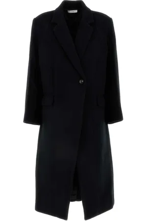 CO Femme, Manteaux, Noir, Taille: 38 FR Manteau Élégant en Laine Noire