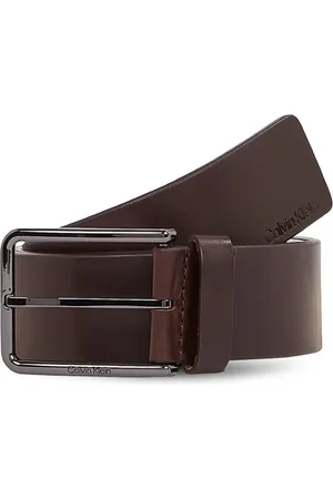 Calvin Klein Homme, Accessoires, Brun, Taille: 105 CM Ceinture en cuir Collection Automne/Hiver