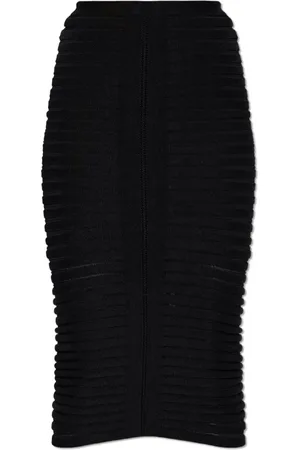 Alaïa Femme, Jupes, Noir, Taille: 38 FR Jupe en dentelle