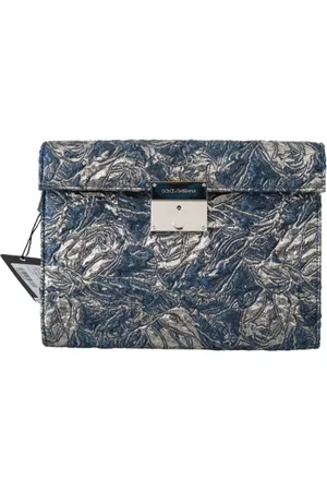 Dolce & Gabbana Femme, Pre-owned, Bleu, Taille: ONE Size Pre-owned Tissu pochettes-minaudieres